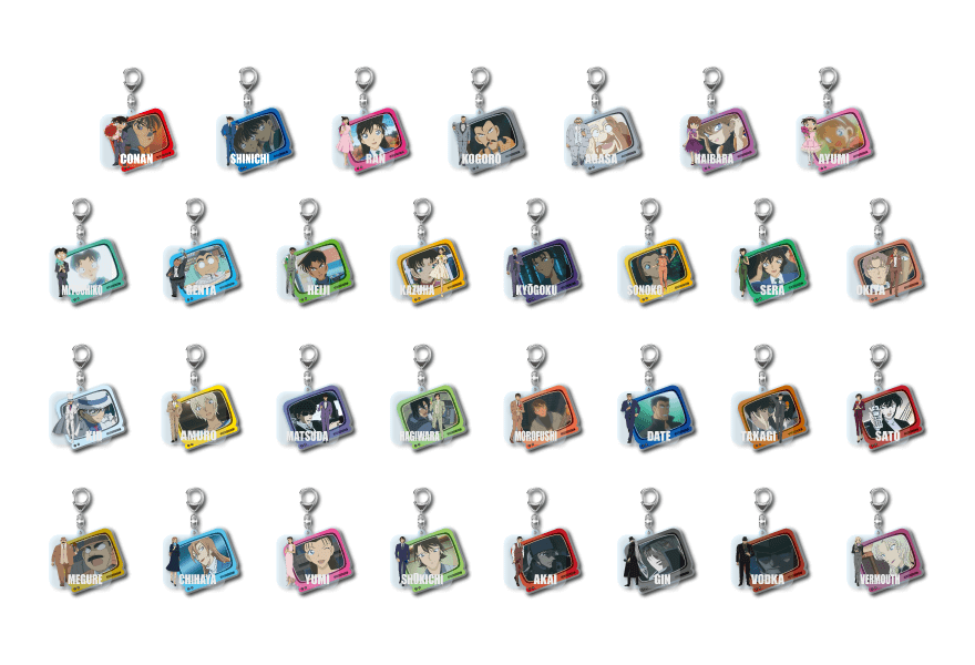 アクリルスライドキーホルダー(全31種)