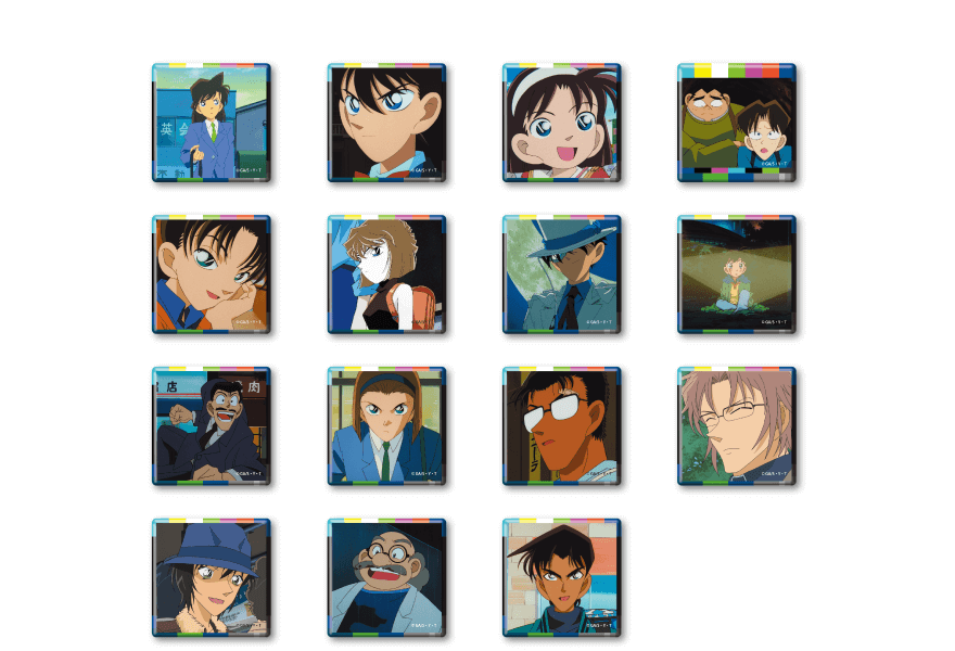 スクエア缶バッジvol.1(ランダム全15種)