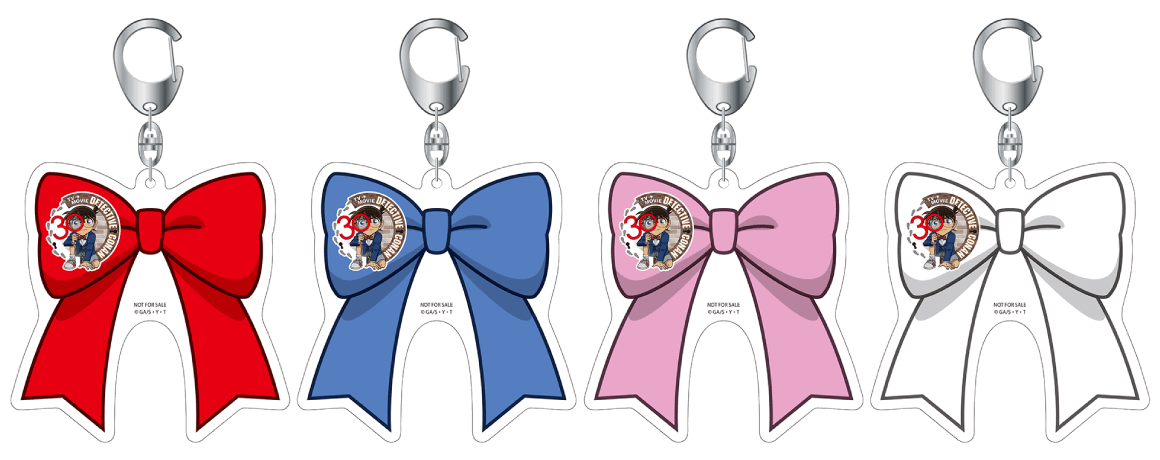 アクリルリボンキーホルダー